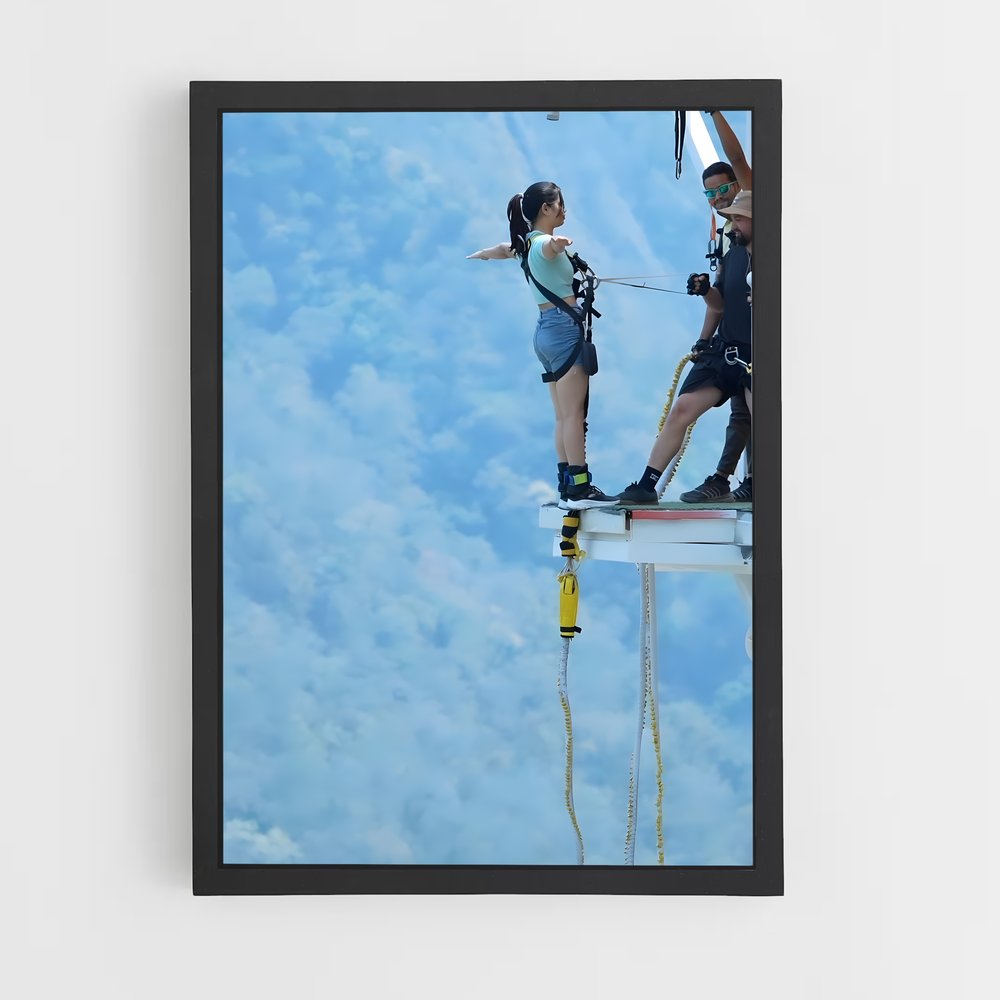 Poster Plongée Aérienne – affiche Saut à l’élastique (vue 2)